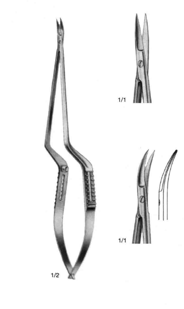 YAŞARGİL MİKRO MAKAS (BAYONET) 18 CM